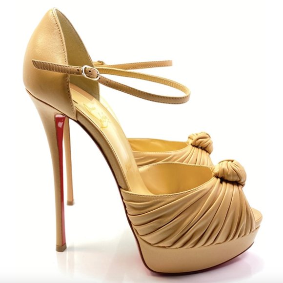Christian Louboutin Shoes - Christian Louboutin Marchavekel 150 Nude Pump 40.5